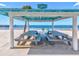 Inviting beachfront picnic area offering picnic tables, ocean views, and a relaxing atmosphere at 4408 Rudder Way, New Port Richey, FL 34652