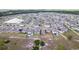 Expansive aerial view of a well-planned community with a lake, streets, and many homes at 4507 Eternal Prince Dr, Sun City Center, FL 33573
