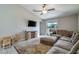 Comfortable living room setup with lots of space, perfect for families and entertaining at 4507 Eternal Prince Dr, Sun City Center, FL 33573