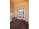 Elegant front door with glass detailing and decorative accents, set on a brick-paved porch at 671 Tallahassee Ne Dr, St Petersburg, FL 33702