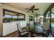 Outdoor patio space with comfortable seating, and built-in bar area near the pool at 671 Tallahassee Ne Dr, St Petersburg, FL 33702