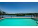Sparkling swimming pool with a serene waterfront view at 671 Tallahassee Ne Dr, St Petersburg, FL 33702