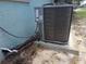 Exterior view of home's modern air conditioning unit at 6731 Old Main St, New Port Richey, FL 34653
