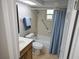 Bathroom featuring shower and sink with vanity at 6731 Old Main St, New Port Richey, FL 34653