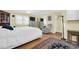 Comfortable bedroom featuring a plush bed and ample closet space at 700 Bowsprit Pl, Palm Harbor, FL 34685