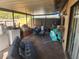 Spacious covered patio with an overhead roof, ideal for outdoor seating and relaxation at 10539 Parkcrest Dr, Tampa, FL 33624