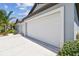 Close-up of a two-car garage door at 10822 Crushed Grape Dr, Riverview, FL 33578