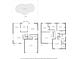 Two-story floor plan with kitchen, living room, dining area, Gathering room, garage, bedrooms and closets at 1213 Barmere Ln, Brandon, FL 33511