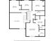 Upstairs floor plan with primary bedroom, walk-in closet, and three additional bedrooms at 1213 Barmere Ln, Brandon, FL 33511