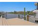 Waterfront view from the private dock, showcasing the beautiful homes and serene waterway at 2773 Seabreeze S Dr, Gulfport, FL 33707
