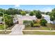 Charming single-story home with a well-manicured lawn and mature trees at 2807 Northcote Dr, Palm Harbor, FL 34684