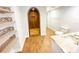 Bathroom with a decorative shower and granite countertops at 3143 Phoenix Ave, Oldsmar, FL 34677
