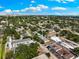 Aerial view of a residential neighborhood with a pin marking the property location at 3702 W Cass St # 5, Tampa, FL 33609