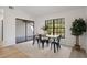 Bright dining area adjacent to the patio, perfect for enjoying indoor-outdoor living at 3923 Shoreside Cir, Tampa, FL 33624