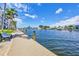 Scenic view of waterfront condos with private dock and boat access at 4904 38Th S Way # 514, St Petersburg, FL 33711