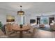 Spacious living room featuring stylish furniture and sliding glass doors to balcony at 4904 38Th S Way # 514, St Petersburg, FL 33711