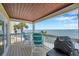 Relaxing balcony features seating and views of the ocean, perfect for enjoying the scenery at 5260 Coquina Key Se Dr # C, St Petersburg, FL 33705