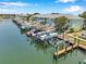 Scenic condo complex with private boat docks, perfect for waterfront living and boating enthusiasts at 5260 Coquina Key Se Dr # C, St Petersburg, FL 33705