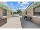 Wide view of backyard and outdoor space with paver patio and pool at 5401 3Rd N Ave, St Petersburg, FL 33710