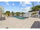 Inviting swimming pool surrounded by lush landscaping and a spacious patio area for outdoor enjoyment at 5401 3Rd N Ave, St Petersburg, FL 33710
