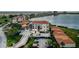 Beautiful aerial view of the condo building and parking offering convenient access to the waterfront at 6158 Palma Del Mar S Blvd # 306, St Petersburg, FL 33715