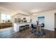 Modern kitchen featuring stainless steel appliances, granite countertops, and breakfast bar seating at 6158 Palma Del Mar S Blvd # 306, St Petersburg, FL 33715