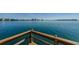 Scenic view of water from the end of a wooden dock at 6158 Palma Del Mar S Blvd # 306, St Petersburg, FL 33715