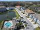 Desirable neighborhood with a community pool, pond, and meticulously maintained townhomes, offering a vibrant community at 6745 Citrus Creek Ln, Tampa, FL 33625