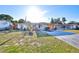 Charming single-story home with a well-maintained lawn, a concrete driveway, and mature landscaping at 8702 Congress St, Port Richey, FL 34668