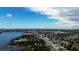 Panoramic aerial shot showcasing a waterfront community with beautiful scenery at 9209 Seminole Blvd # 156, Seminole, FL 33772