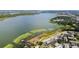 Aerial view of condo community near the lake at 9209 Seminole Blvd # 156, Seminole, FL 33772