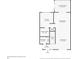 Layout showing the dimensions and arrangements of the rooms on the first floor at 9209 Seminole Blvd # 156, Seminole, FL 33772