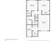 Layout showing the dimensions and arrangements of the rooms on the second floor at 9209 Seminole Blvd # 156, Seminole, FL 33772