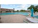 Community swimming pool offers a relaxing space for residents at 9209 Seminole Blvd # 156, Seminole, FL 33772
