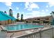 Community swimming pool offers a relaxing space for residents at 9209 Seminole Blvd # 156, Seminole, FL 33772