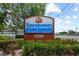 Community sign for Townhomes of Lake Seminole Condominium Community at 9209 Seminole Blvd # 156, Seminole, FL 33772