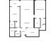 Detailed floor plan illustrating the layout of the home, including the arrangement of bedrooms, bathrooms, and living spaces at 100 Bluff View Dr # 405A, Belleair Bluffs, FL 33770