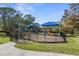 will love this fun playground area with slides and climbing equipment, surrounded by trees and grass at 1126 Tarridon Ct, Dunedin, FL 34698