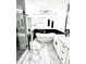 Contemporary bathroom showcasing a soaking tub, stylish fixtures, and modern design at 1147 Halapa Way, Trinity, FL 34655
