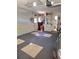This garage is clean and spacious with ample room for parking and storage at 1291 Stony Brook Ln, Dunedin, FL 34698