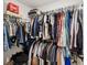 Walk-in closet with ample storage and shelving for shoes and accessories at 17729 Nectar Flume Dr, Land O Lakes, FL 34638