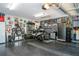 A collector's dream garage with ample space to show off any collection at 1903 Curry Rd, Lutz, FL 33549