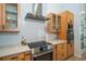Bright kitchen with stainless steel appliances and light wood cabinetry at 1903 Curry Rd, Lutz, FL 33549