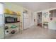 Spacious kitchen with pantry and retro decor, creating a cozy culinary space at 204 E North St, Tampa, FL 33604