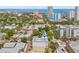 Stunning aerial view of the property's prime location near downtown and St. Pete Pier at 205 5Th N Ave # 501, St Petersburg, FL 33701