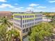 Exterior shot of modern apartment building featuring clean lines and a bright facade at 205 5Th N Ave # 501, St Petersburg, FL 33701