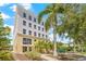 Beautiful building exterior with lush landscaping and an inviting entryway at 205 5Th N Ave # 501, St Petersburg, FL 33701