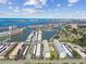 Waterfront homes featuring boat docks on the Intercoastal waters of a beautiful Florida neighborhood at 2960 59Th S St # 614, Gulfport, FL 33707