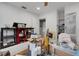 Bright bedroom needing decluttering with hardwood floors and white walls at 3008 Jackson N St, St Petersburg, FL 33704