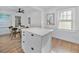 Bright kitchen with white cabinets and a center island at 3305 10Th N Ave, St Petersburg, FL 33713